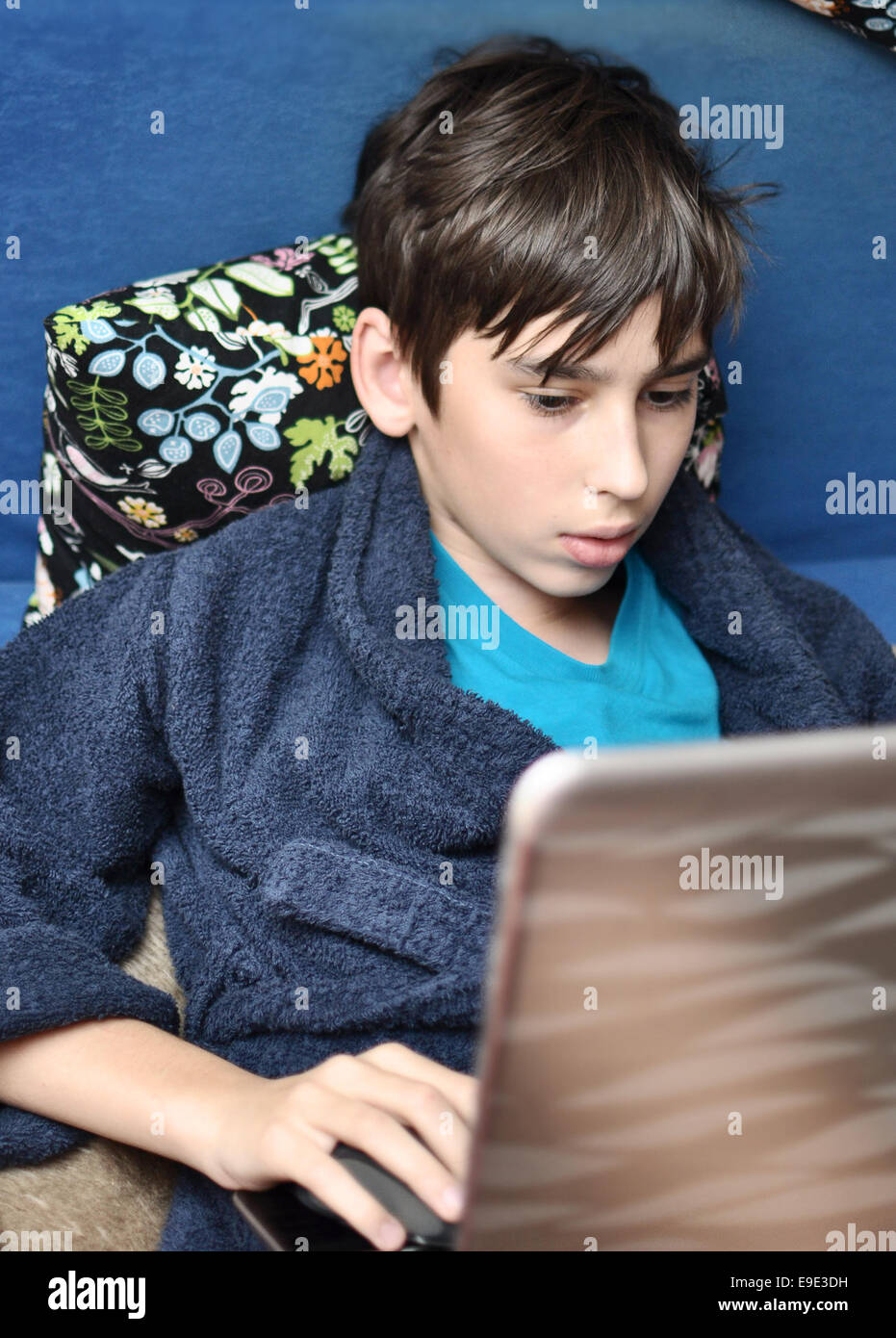 Child playing roblox on a home computer Stock Photo - Alamy