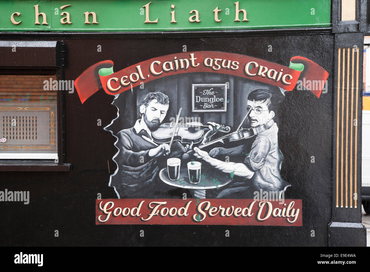 Dungloe Bar and Pub, Derry Londonderry; Northern Ireland Stock Photo