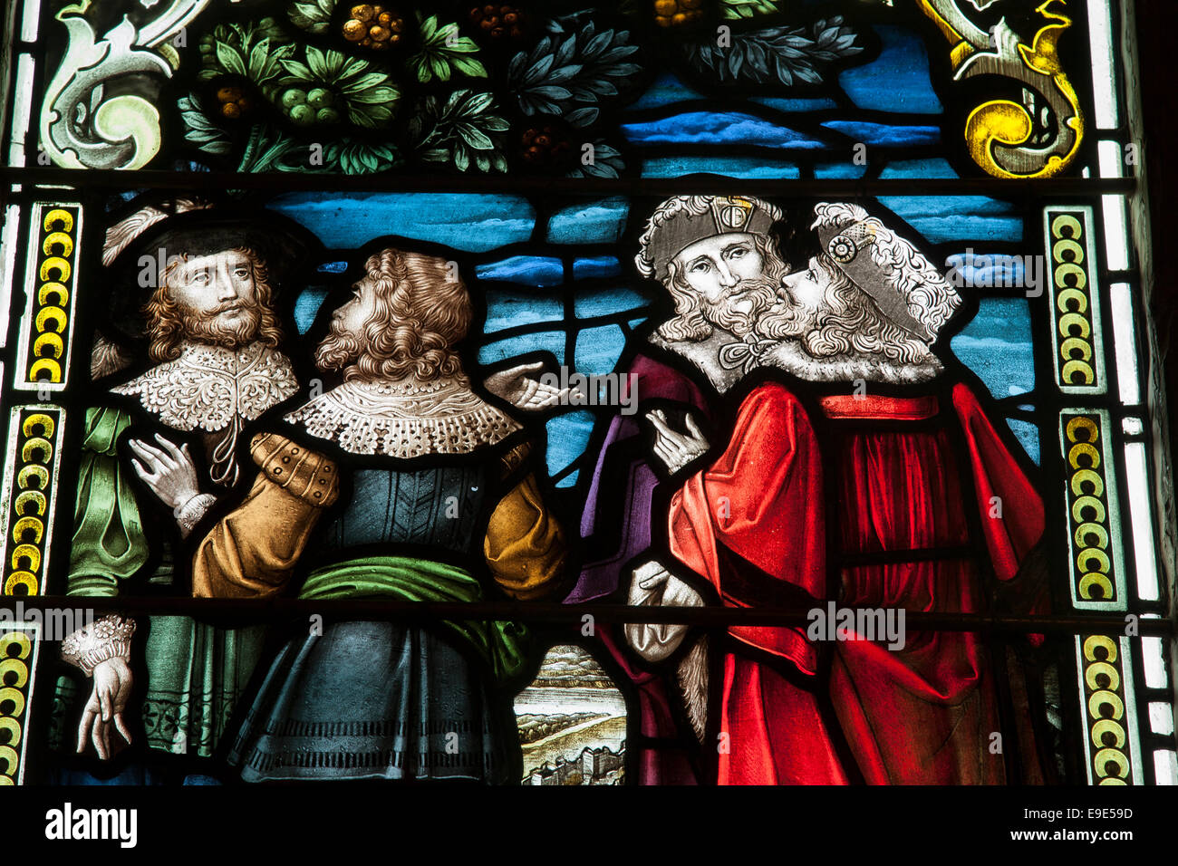 Stained Glass Window, Guildhall, Derry Londonderry, Northern Ireland