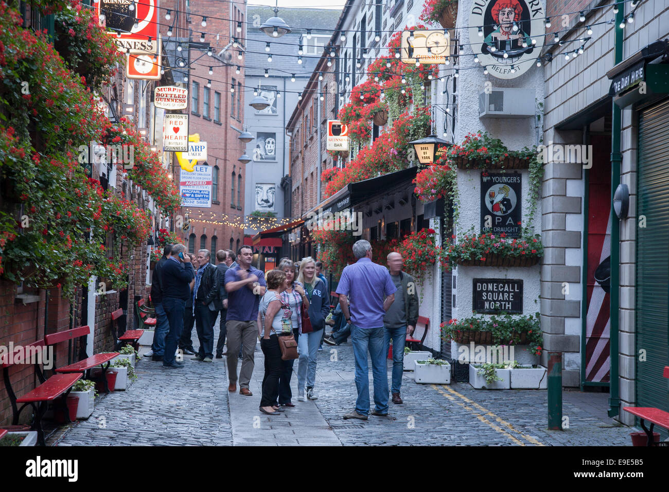 Hill Street, Belfast, Northern Ireland Stock Photo Alamy