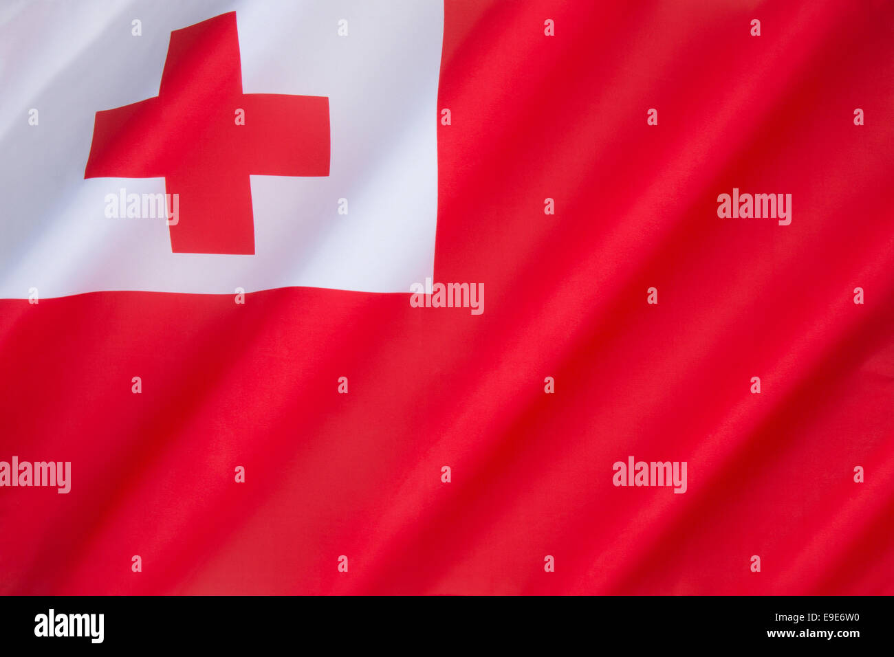 Flag of Tonga Stock Photo Alamy