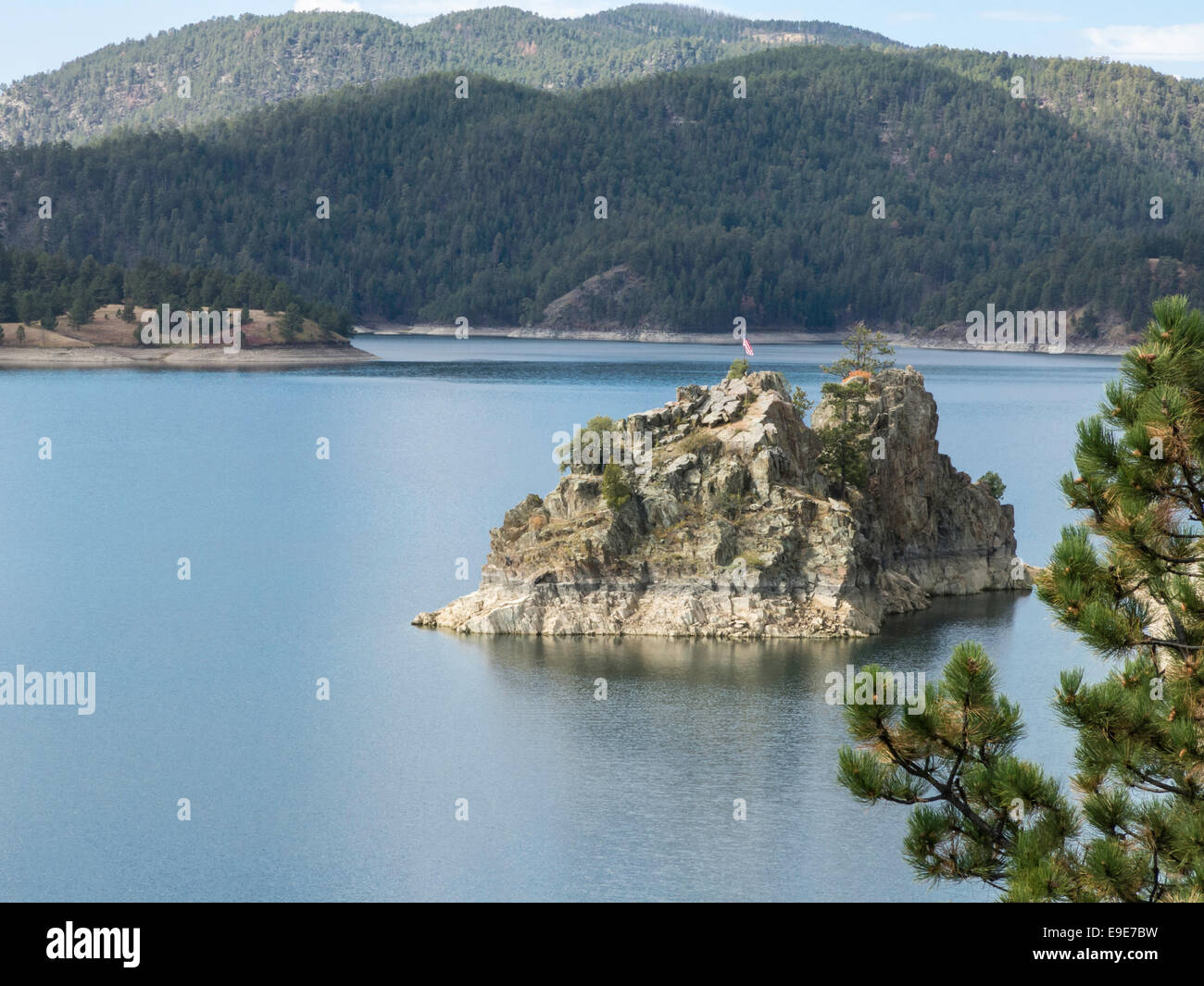 Lake Pactola in South Dakota's Black Hills, USA Stock Photo Alamy
