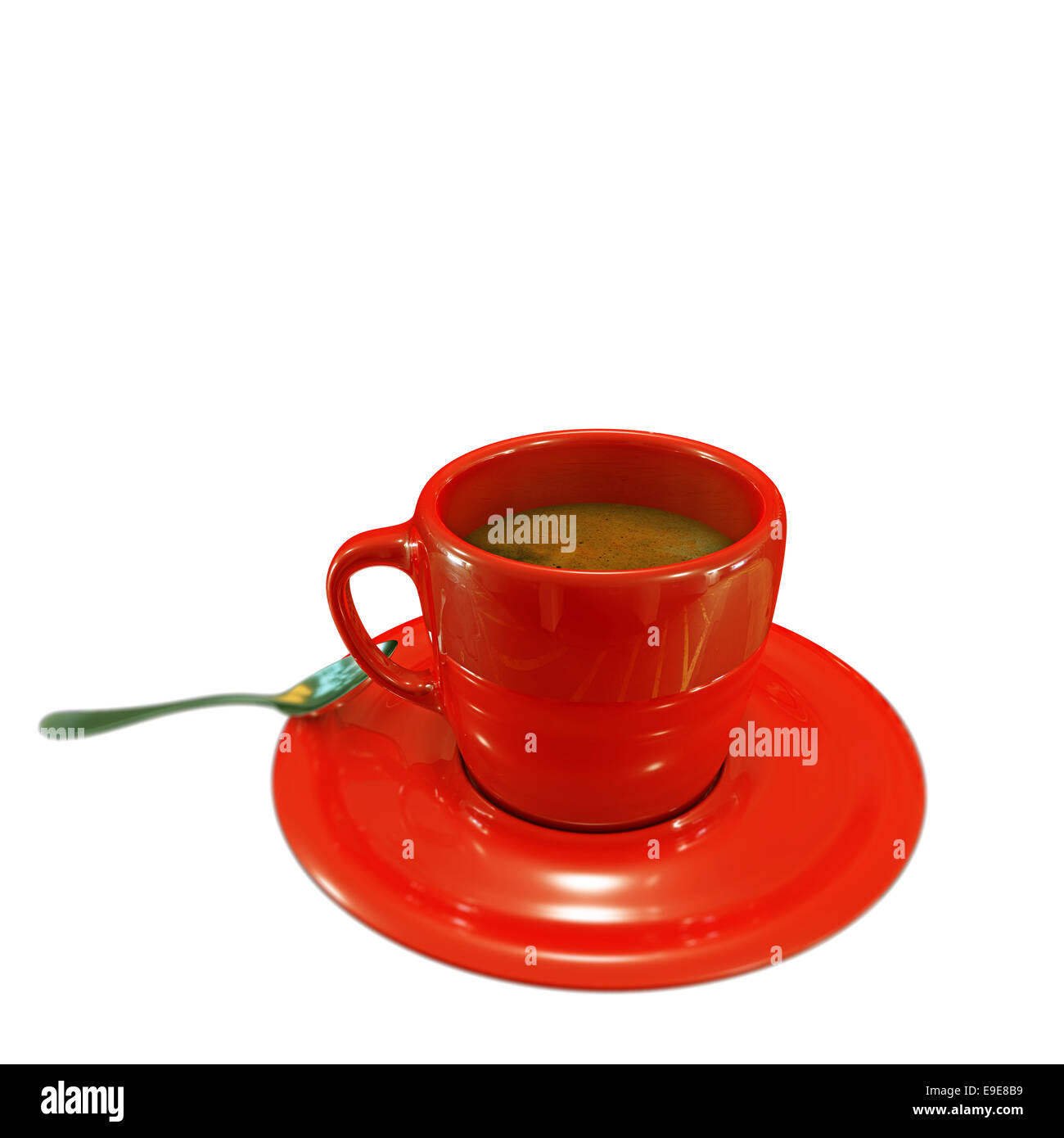 coffee cup isolated on white background Stock Photo - Alamy