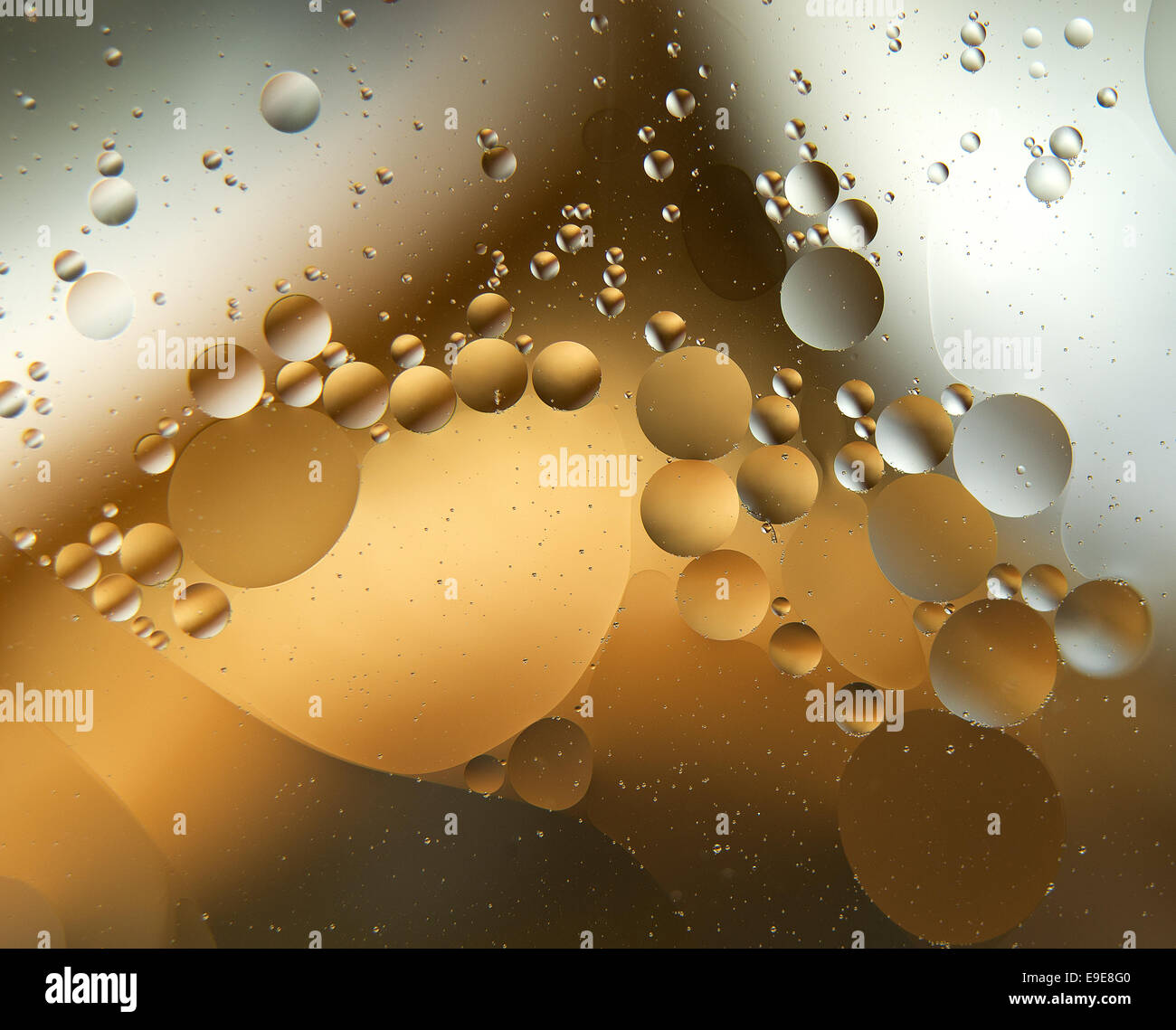 Water and oil Stock Photo