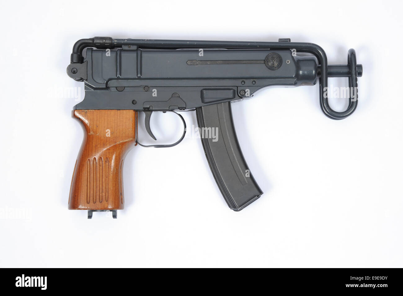 The Škorpion Vz61, A Czechoslovak 7.65 mm submachine gun with a high rate  of fire and a very compact design REAL WEAPON Stock Photo - Alamy
