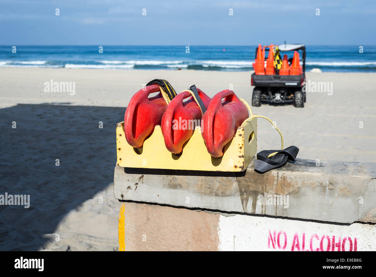 Lifeguard beach rescue equipment hi-res stock photography and images ...