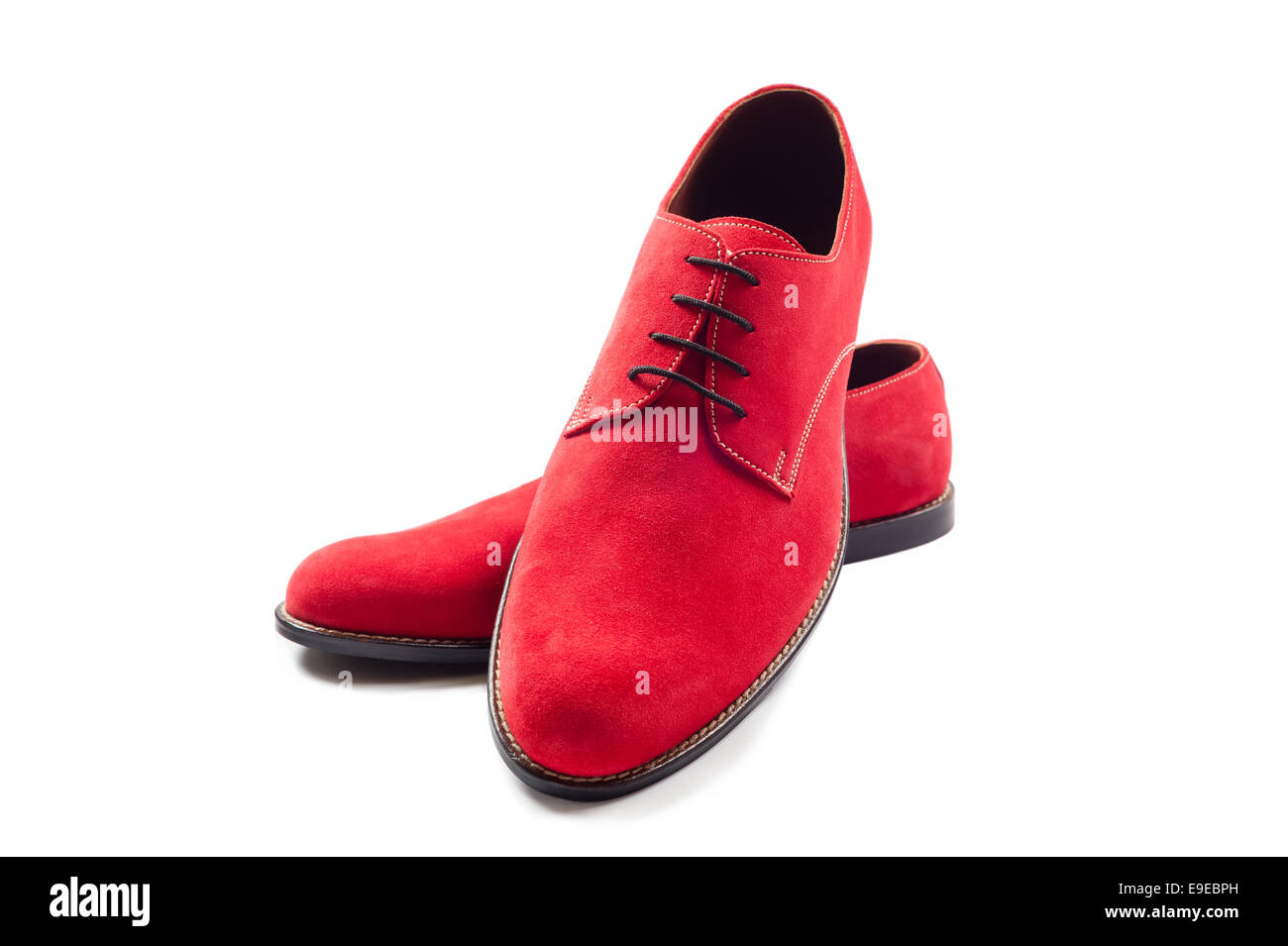 Suede shoes Cut Out Stock Images & Pictures - Alamy