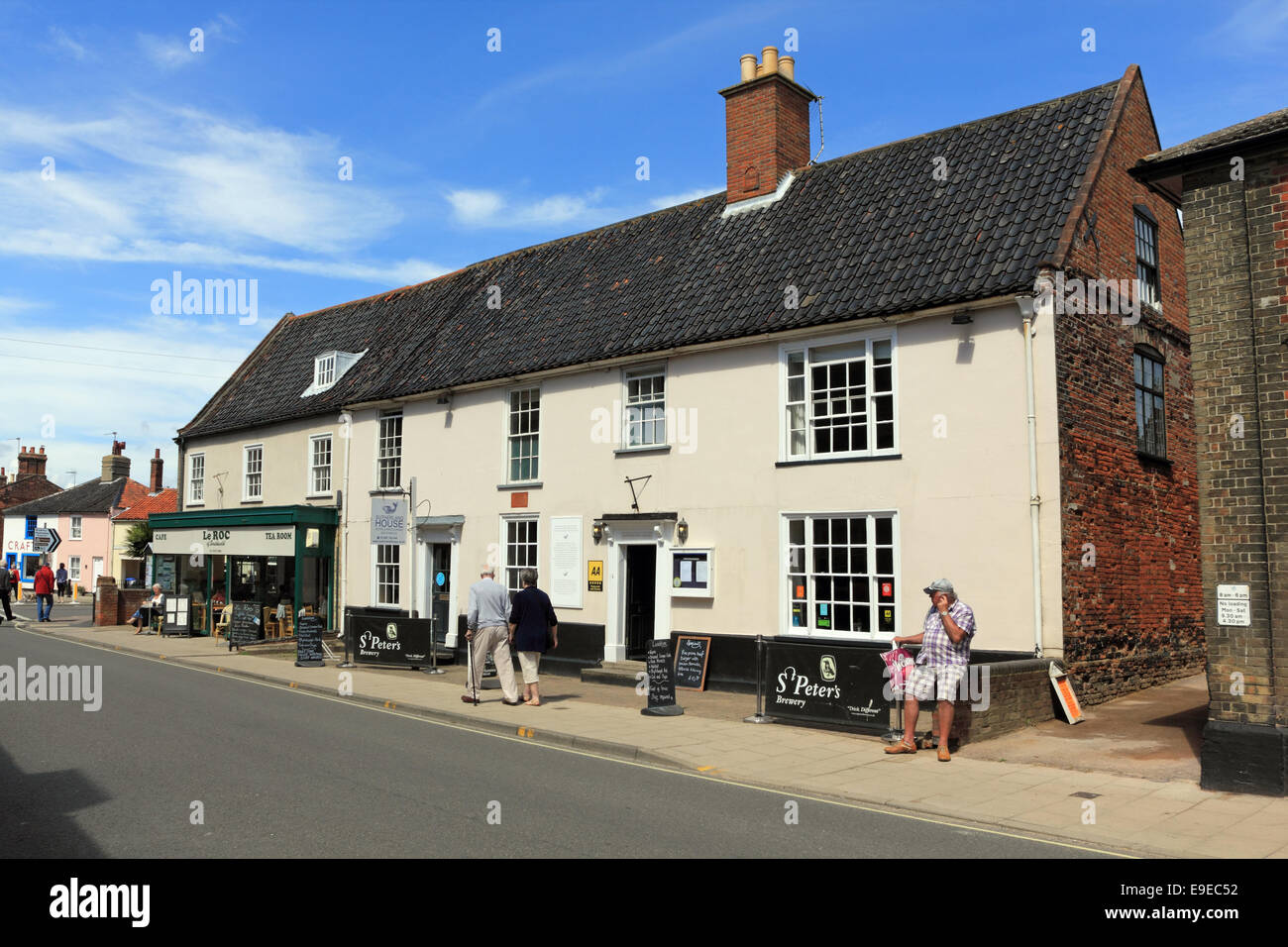 Sutherland House Hotel and Restaurant in the High Street at Southwold Suffolk UK Stock Photo