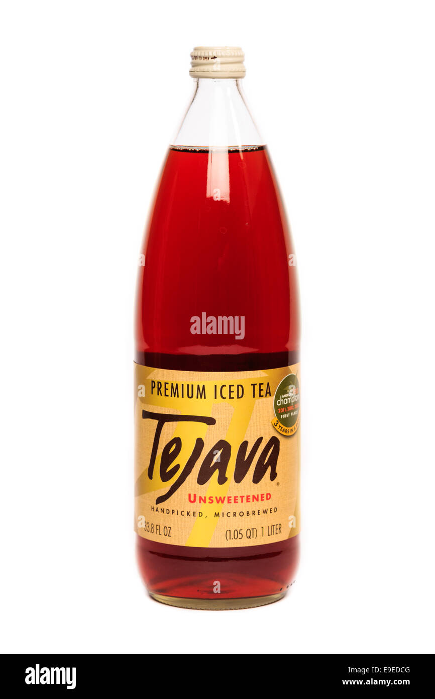 Tejava Premium Unsweetened Iced Tea Stock Photo Alamy