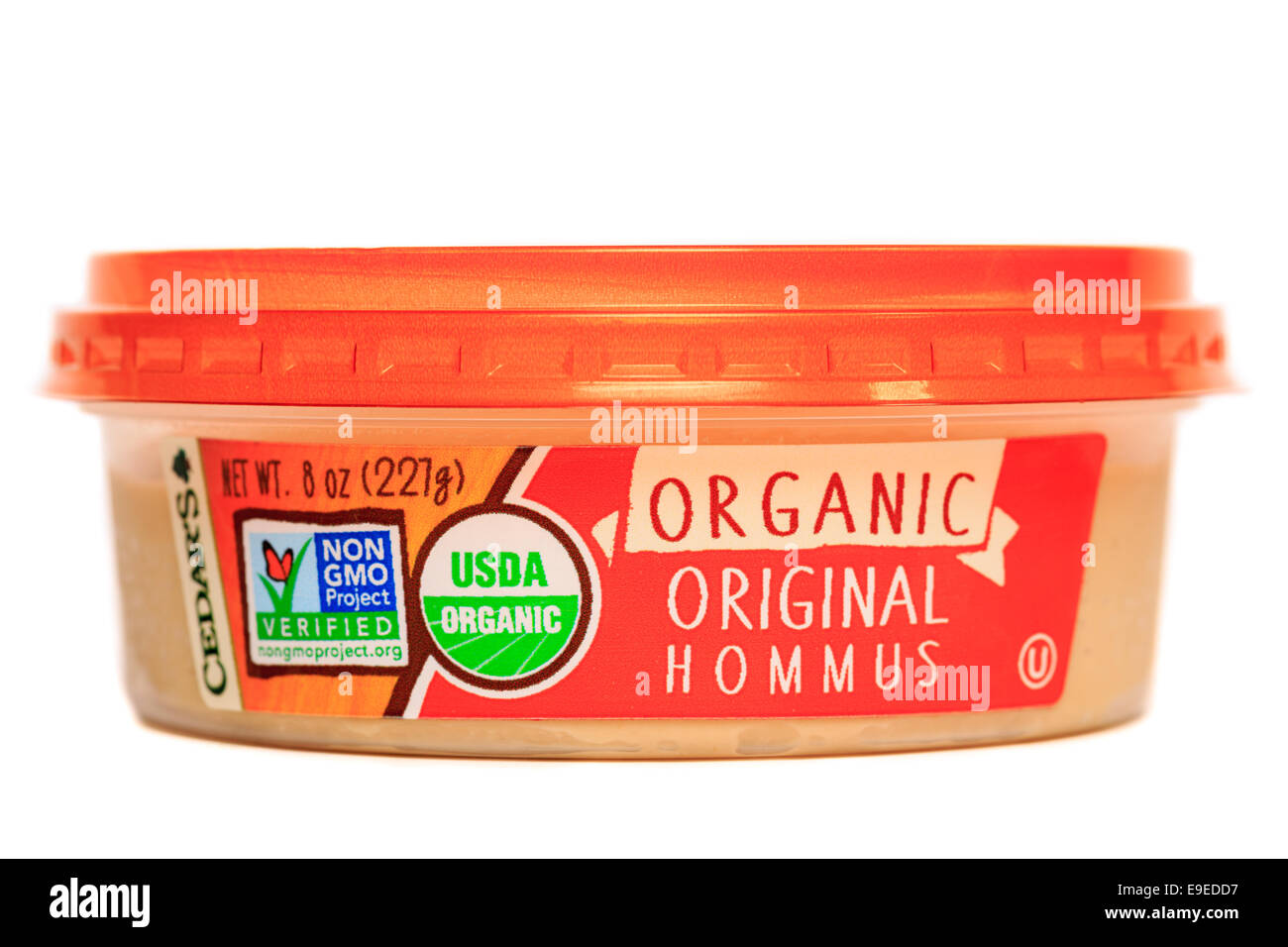 Cedar's Brand Organic Original Hommus Stock Photo Alamy