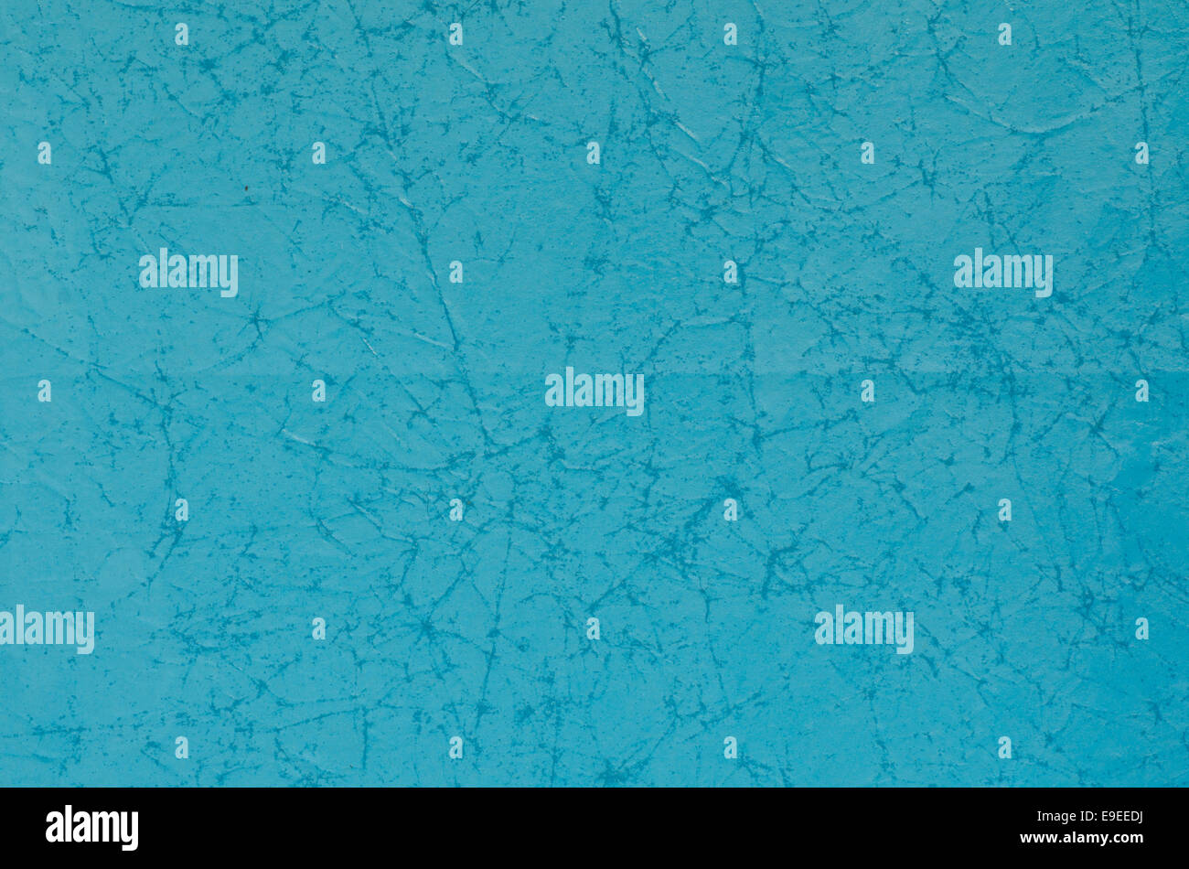 blue wet creased paper background texture Stock Photo