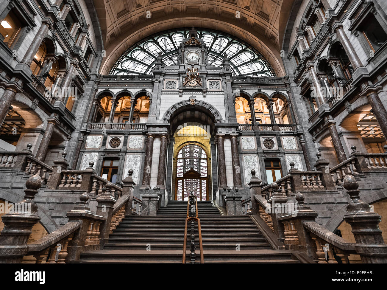 Antwerpen-Centraal station, Antwerp, Belgium Stock Photo