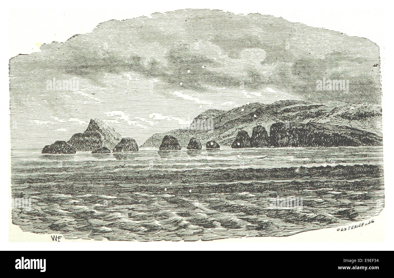 MULHALL(1878) p538 VIEW NEAR CAPE HORN Stock Photo