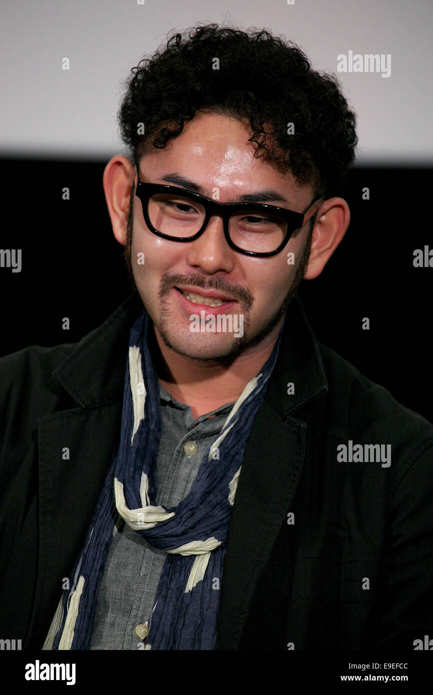 Tokyo Japan 26th Oct 2014 Shunpei Shimizu Director Shunpei Shimizu Attends The Talk Show