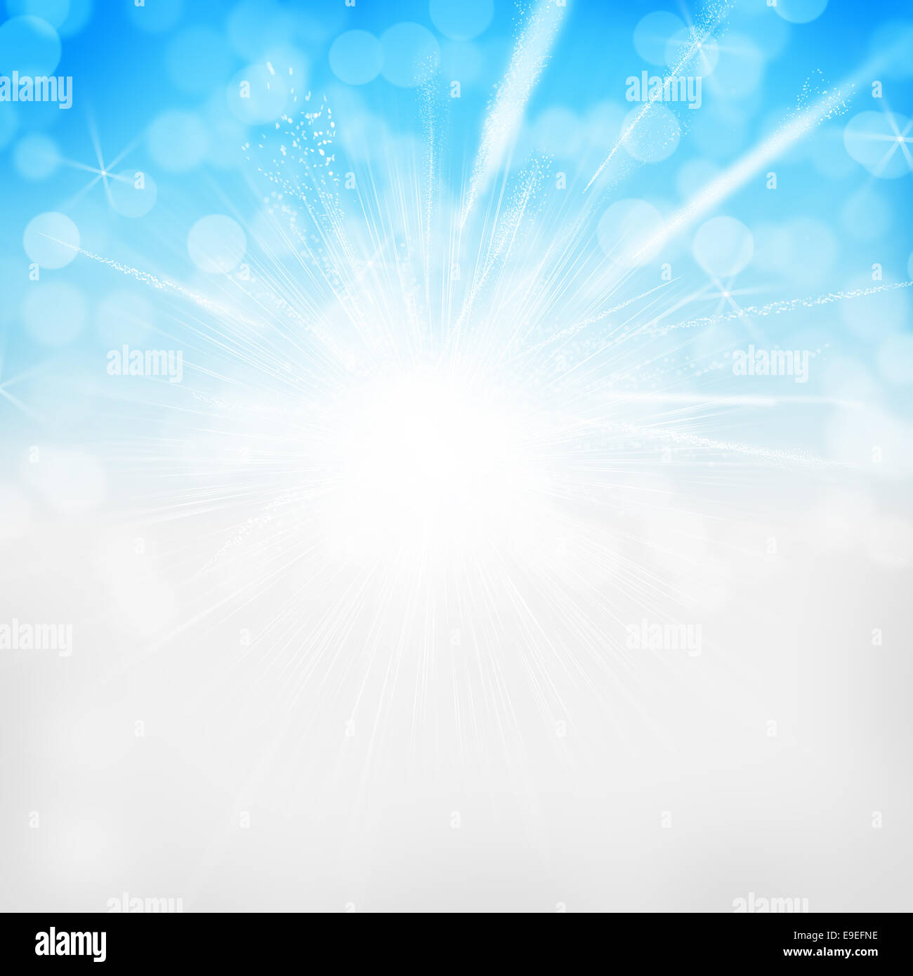 Abstract blue bokeh hi-res stock photography and images - Alamy