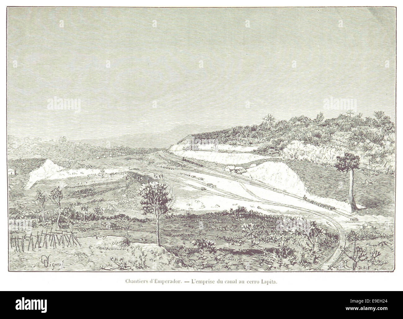 This 1866 page from *Le Canal de Panama* provides a detailed ...