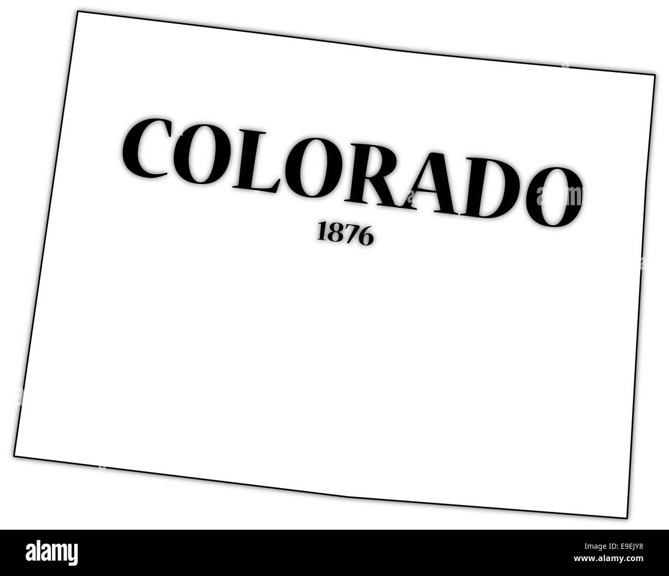 colorado outline clip art