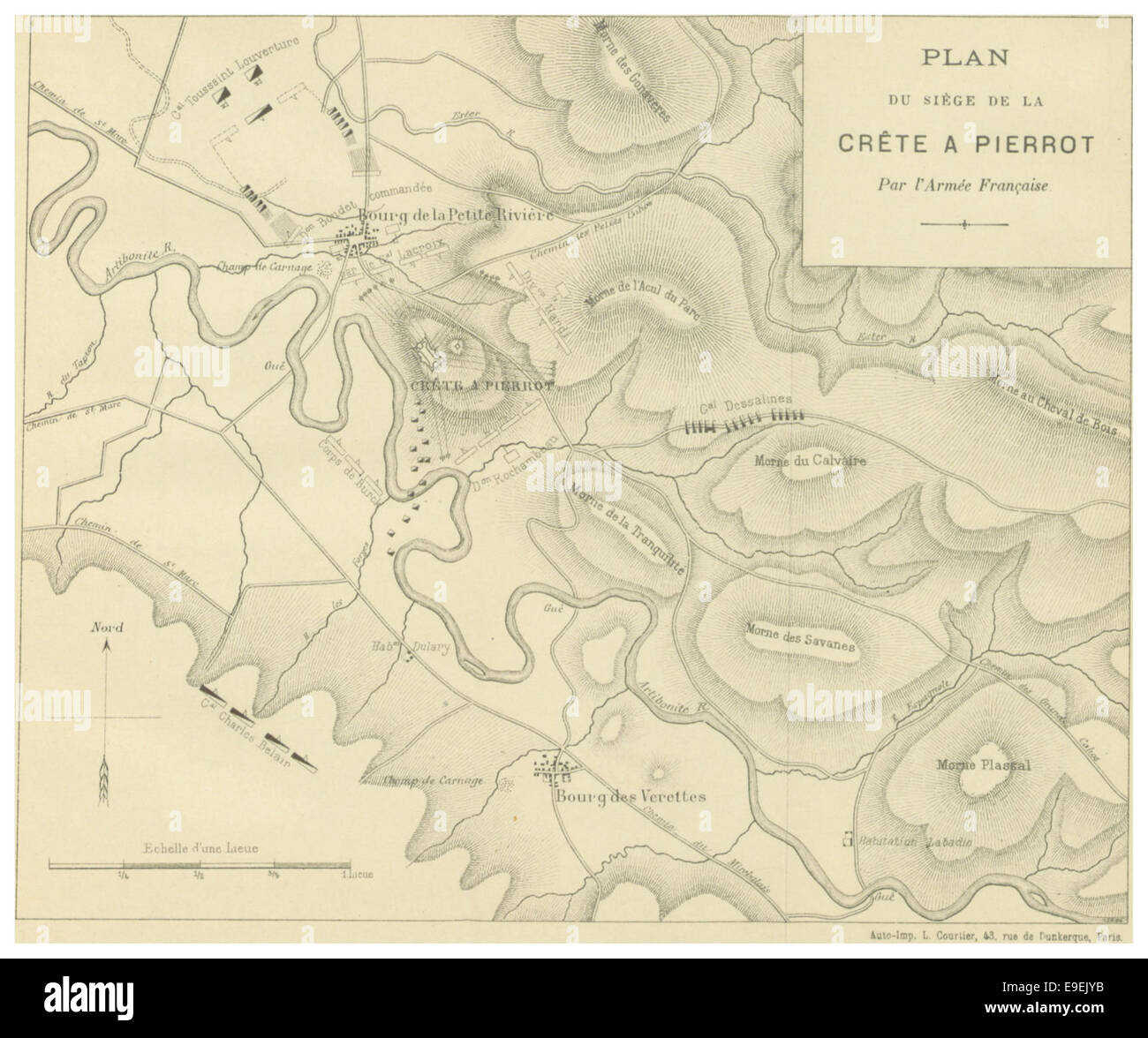 An Illustration Titled Plan Du Si ge De La Cr te Pierrot Showing The an-illustration-titled-plan-du-si-ge-de-la-cr-te-pierrot-showing-the