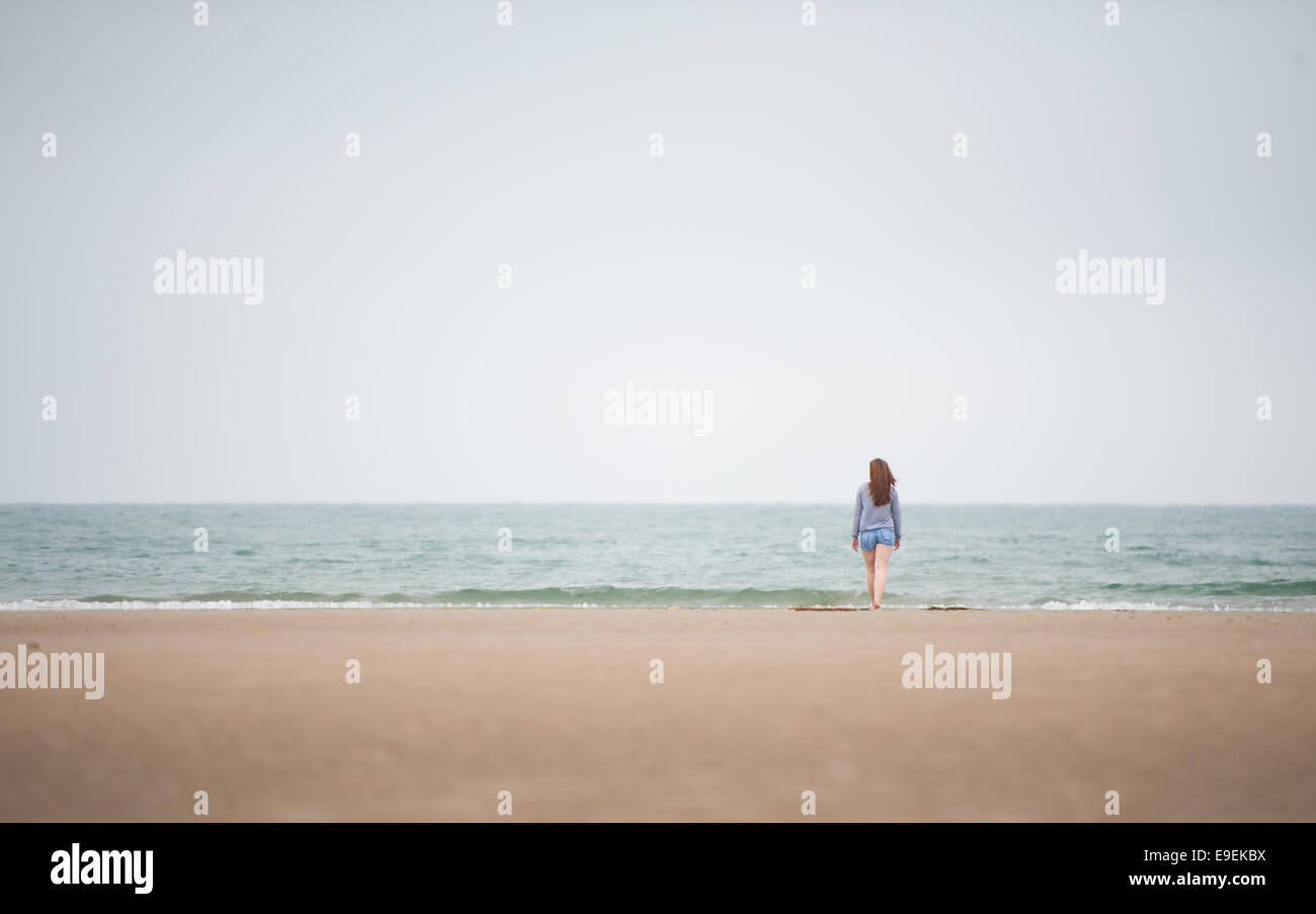 taking a stroll on the beach Stock Photo Alamy