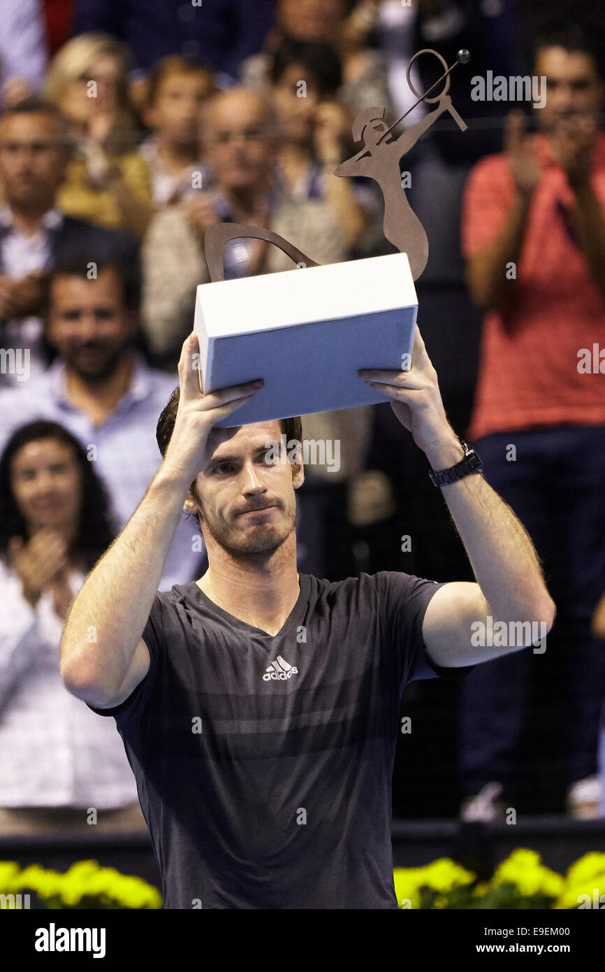 Valencia, Spain. 26th Oct, 2014. Valencia Open 500 Tennis Final between