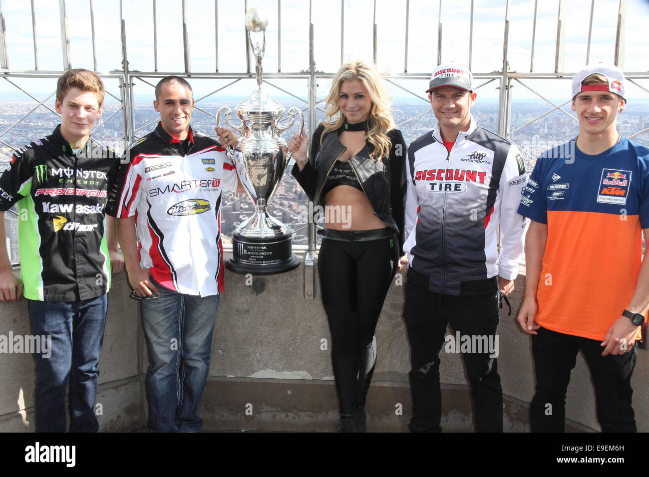 Empire State Building host Monster Enrgy AMA Supercross Stars competing