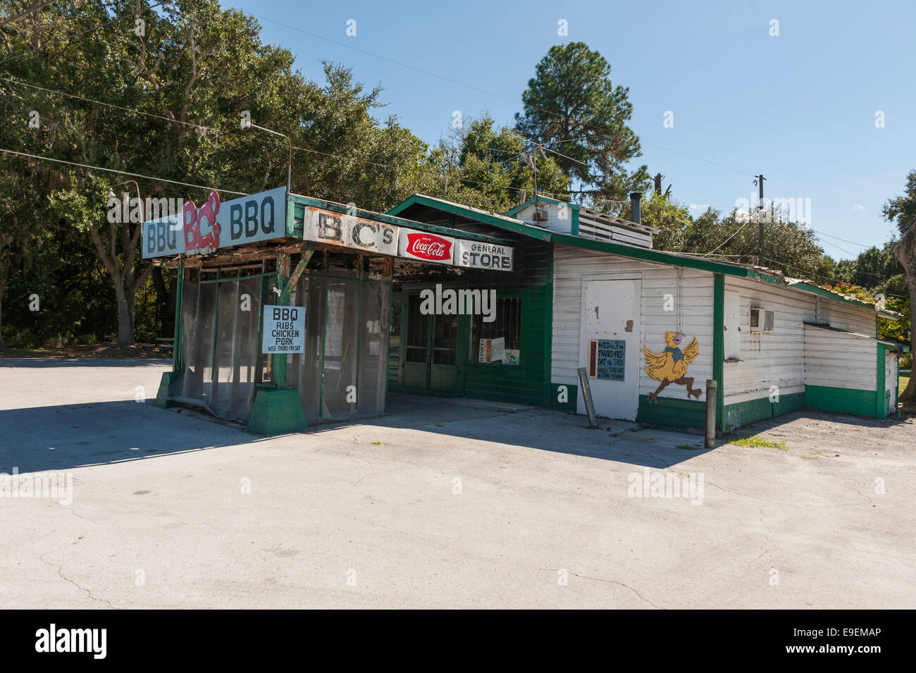 BC's General Store & BBQ located in Yalaha, Florida USA Stock Photo Alamy