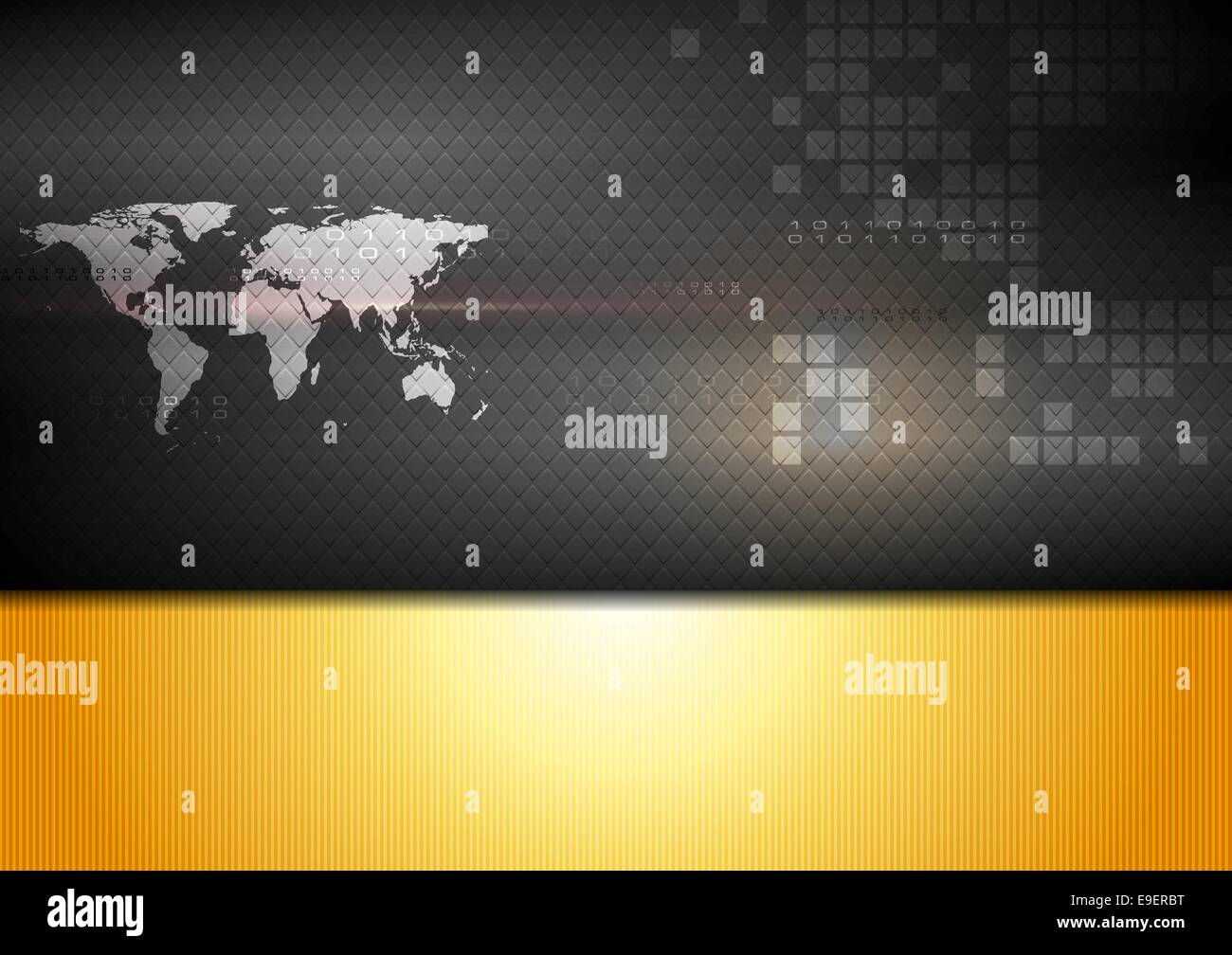 Abstract world map technology background. Vector design Stock Photo - Alamy