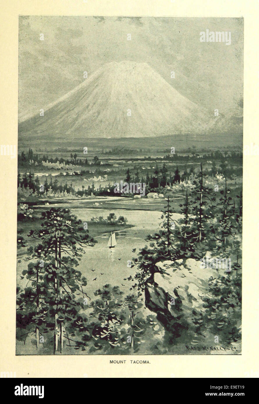 WHEELER1893 pg075 MOUNT TACOMA Stock Photo