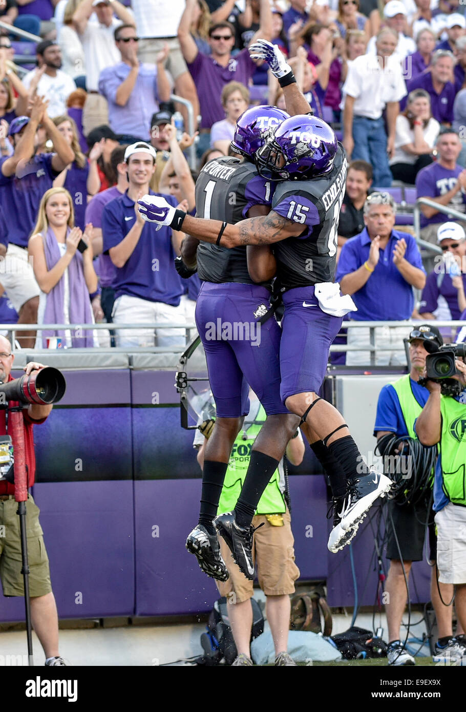 October 25th, 2014 .TCU Horned Frogs wide receiver Emanuel Porter (1