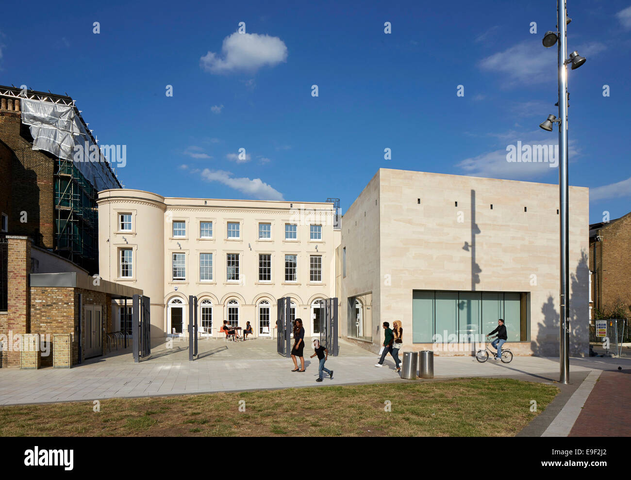Black Cultural Archives (BCA), London, United Kingdom. Architect: Pringle Richards Sharratt Ltd, 2014. Overall exterior view wit Stock Photo