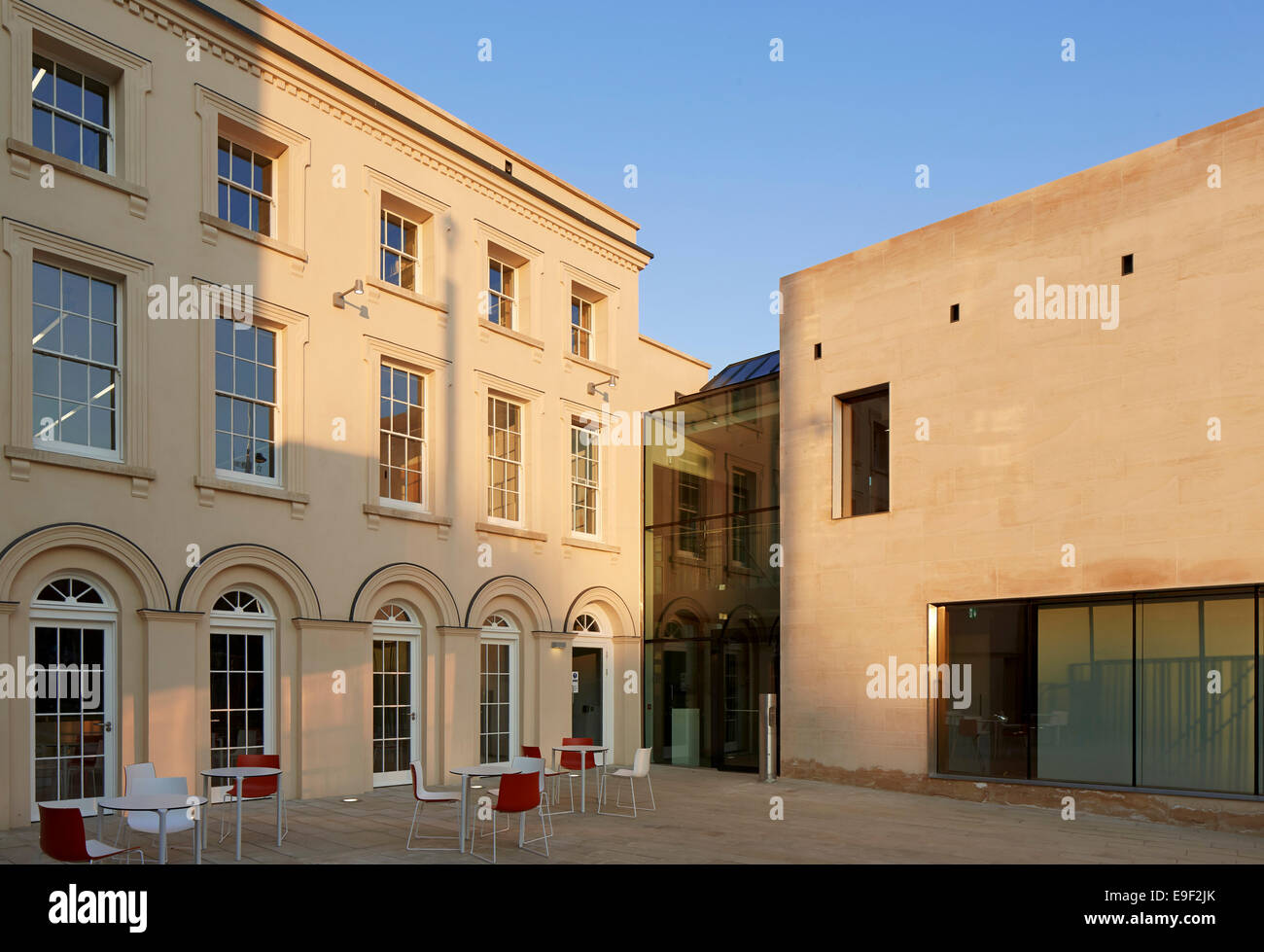 Black Cultural Archives (BCA), London, United Kingdom. Architect: Pringle Richards Sharratt Ltd, 2014. Overall exterior, main co Stock Photo