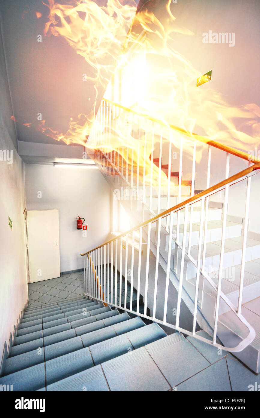 Hotel fire escape plan hi-res stock photography and images - Alamy