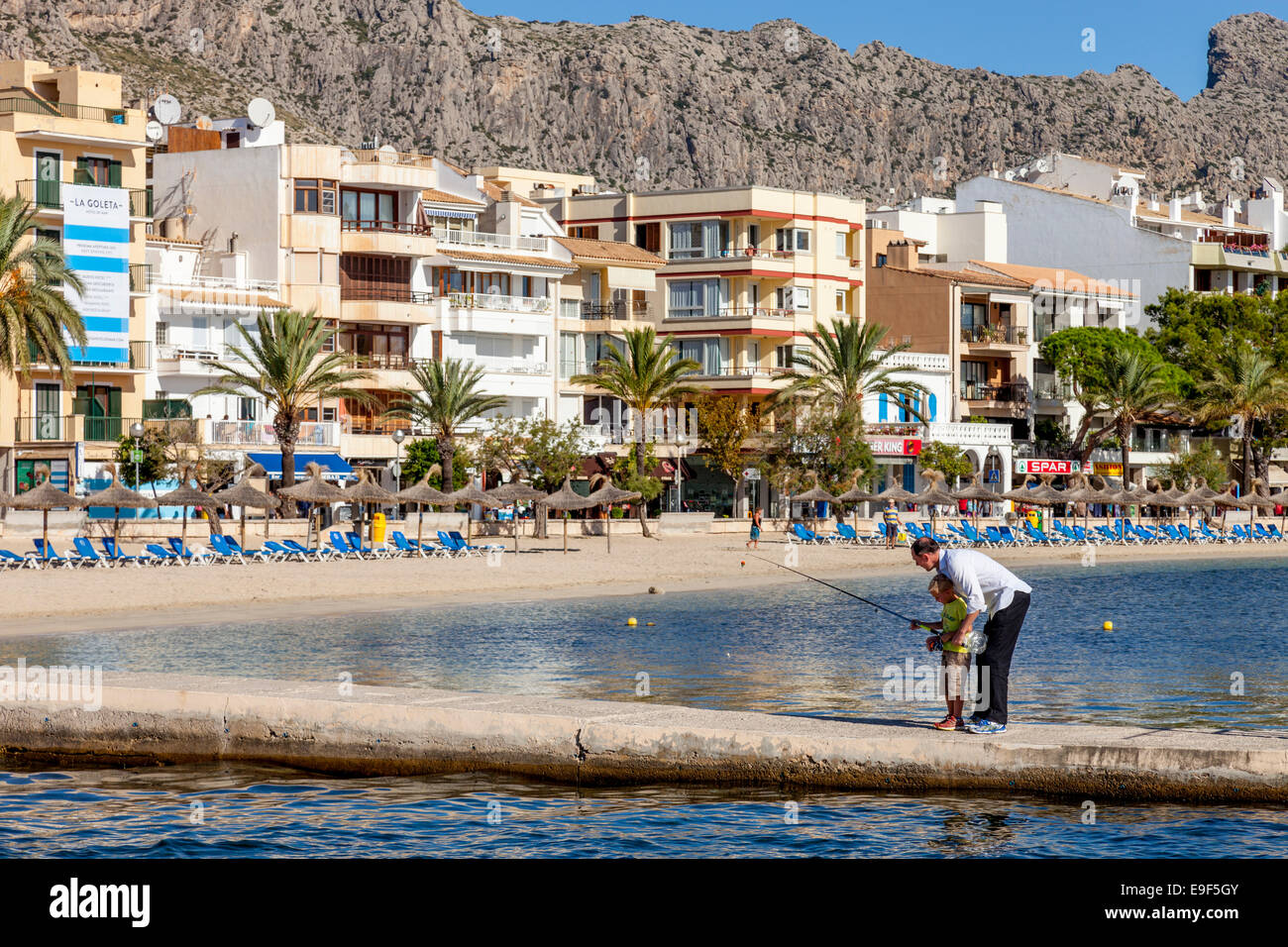 Puerto pollensa fishing hi-res stock photography and images - Alamy