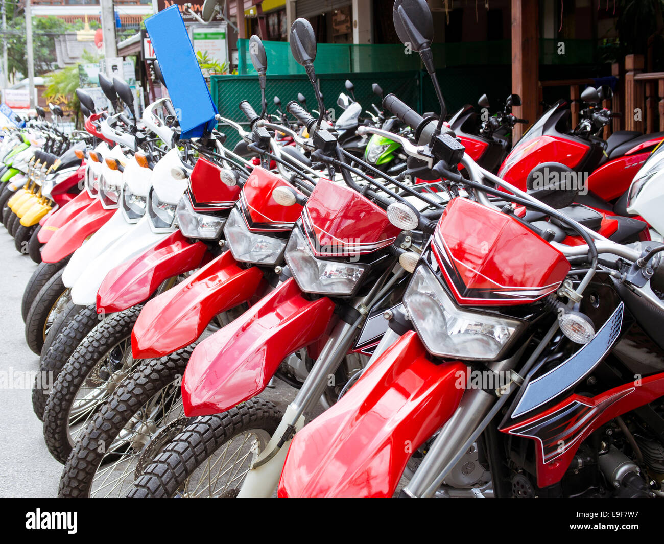 Thailand motorcycle rental hi-res stock photography and images - Alamy