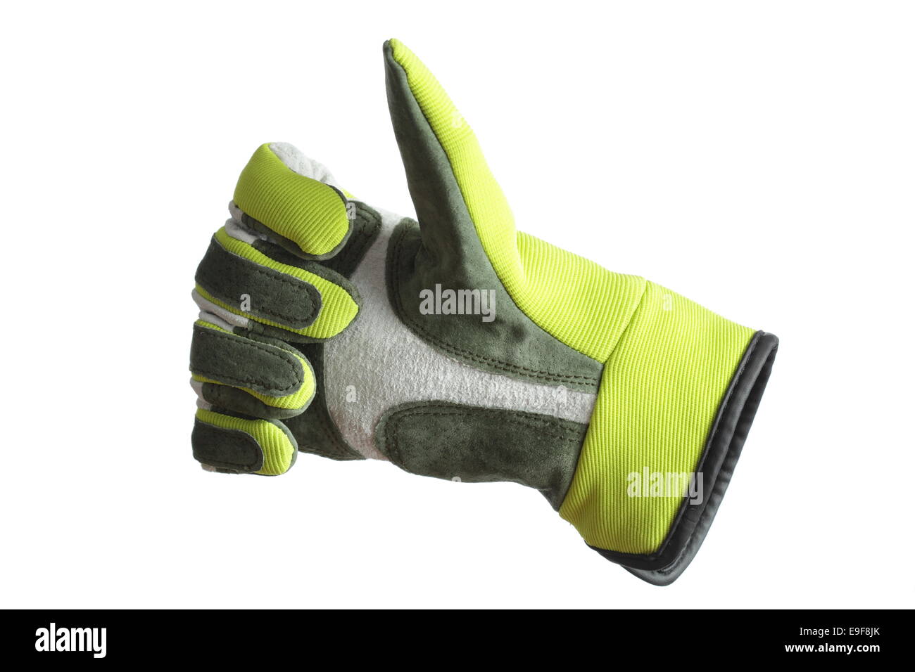 thumb up glove Stock Photo