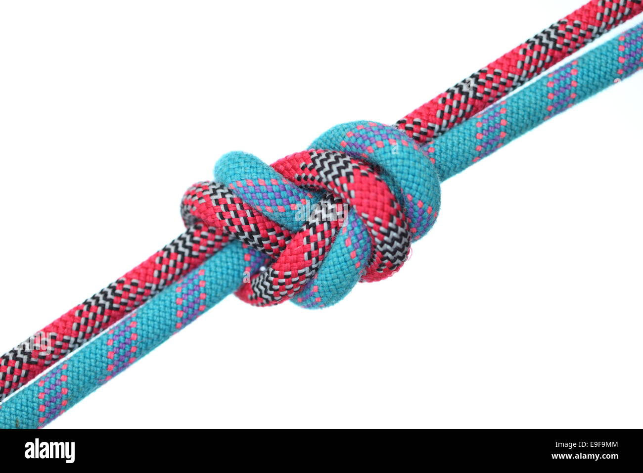 colored ropes Stock Photo