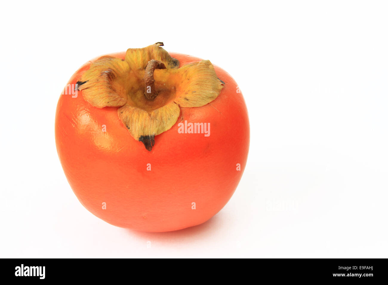 Kaki fruit (Diospyros kaki) Stock Photo