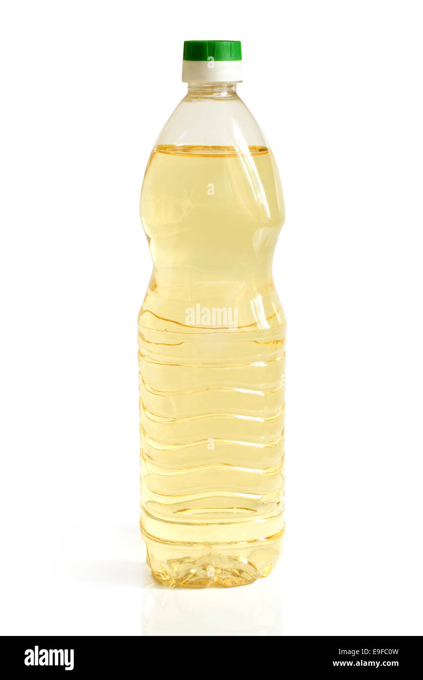 Vegetable oil in plastic bottle Stock Photo Alamy