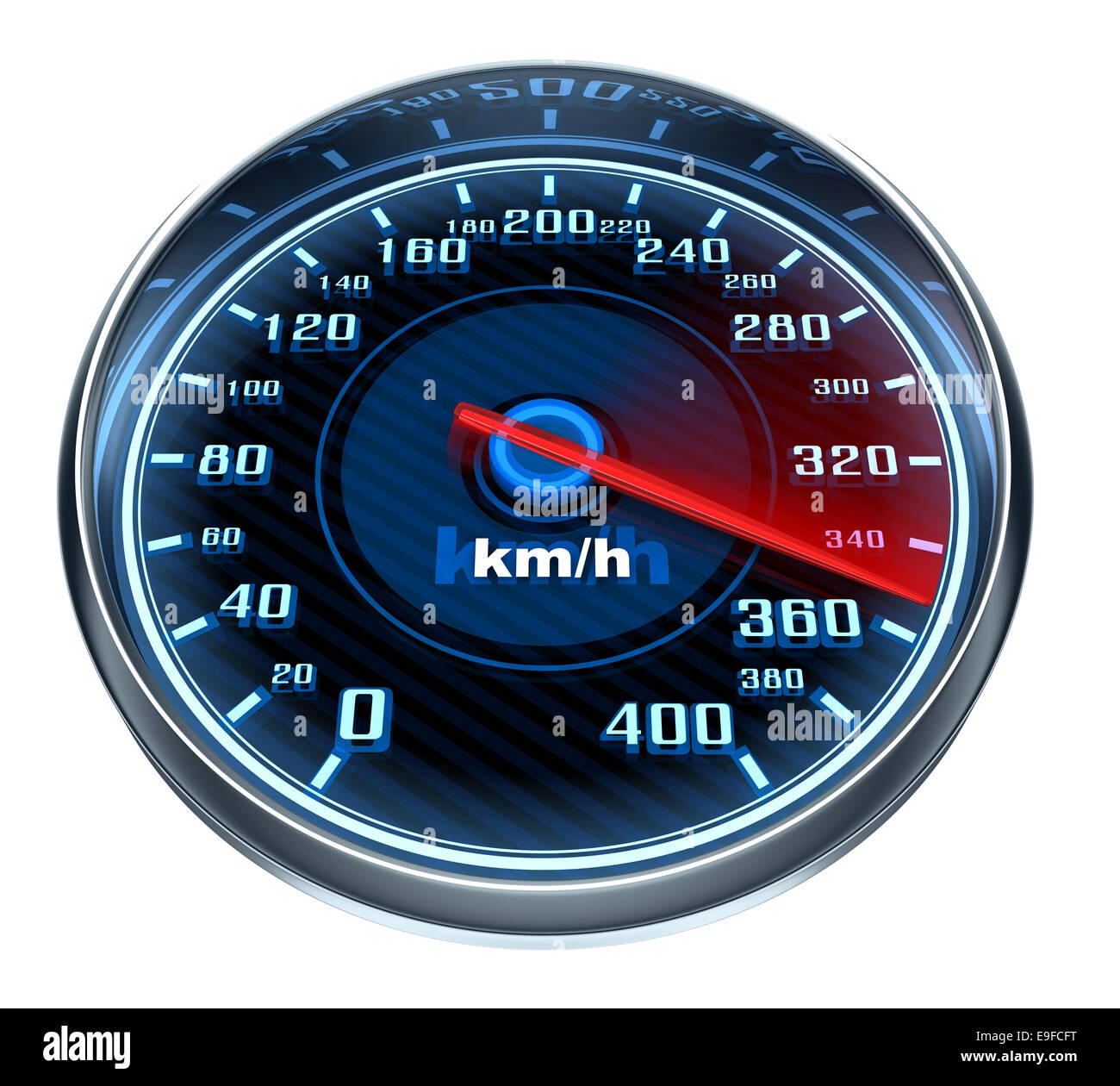 speedometer and arrow on 360 (done in 3d Stock Photo Alamy