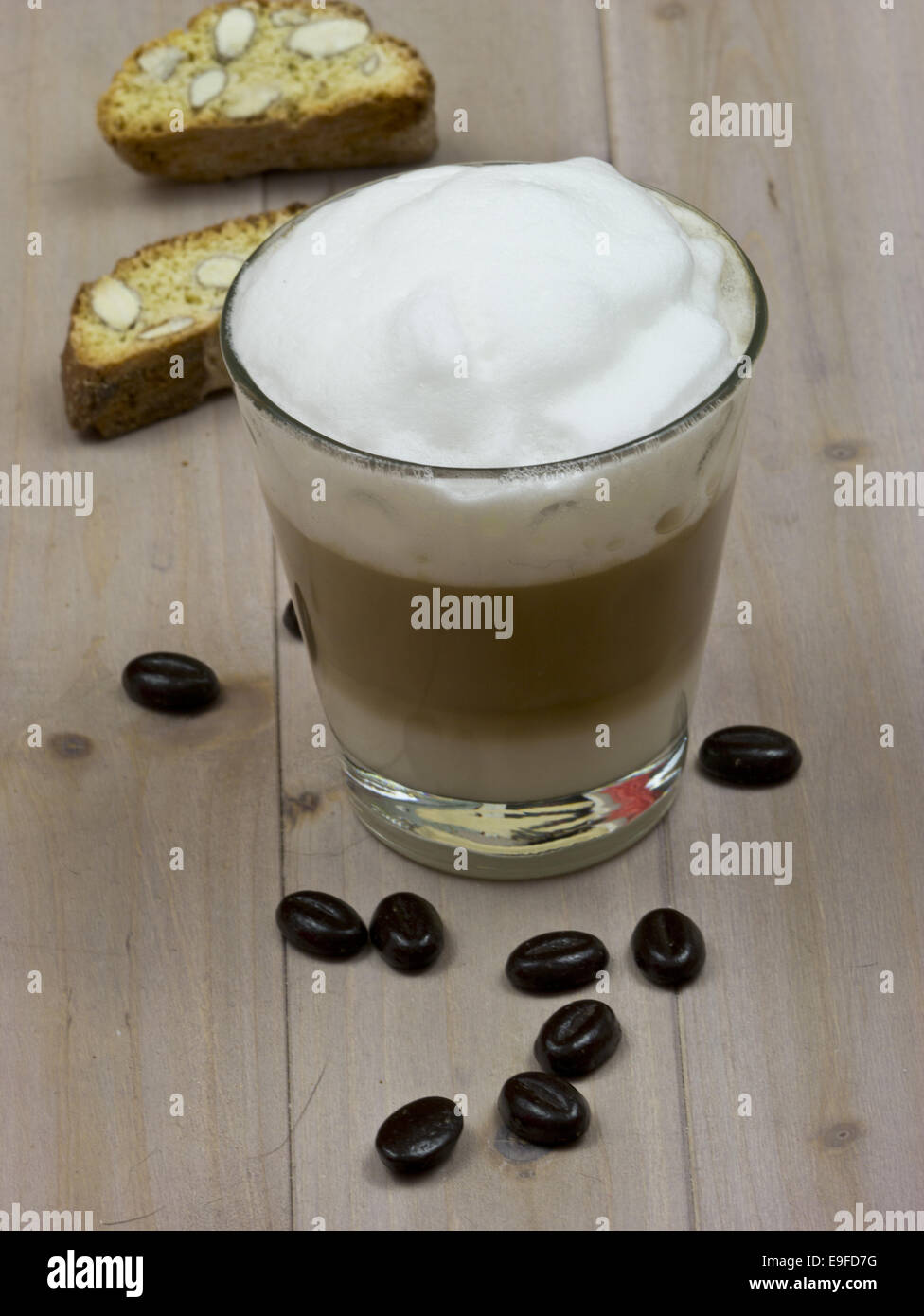 Latte Macchiato Stock Photo