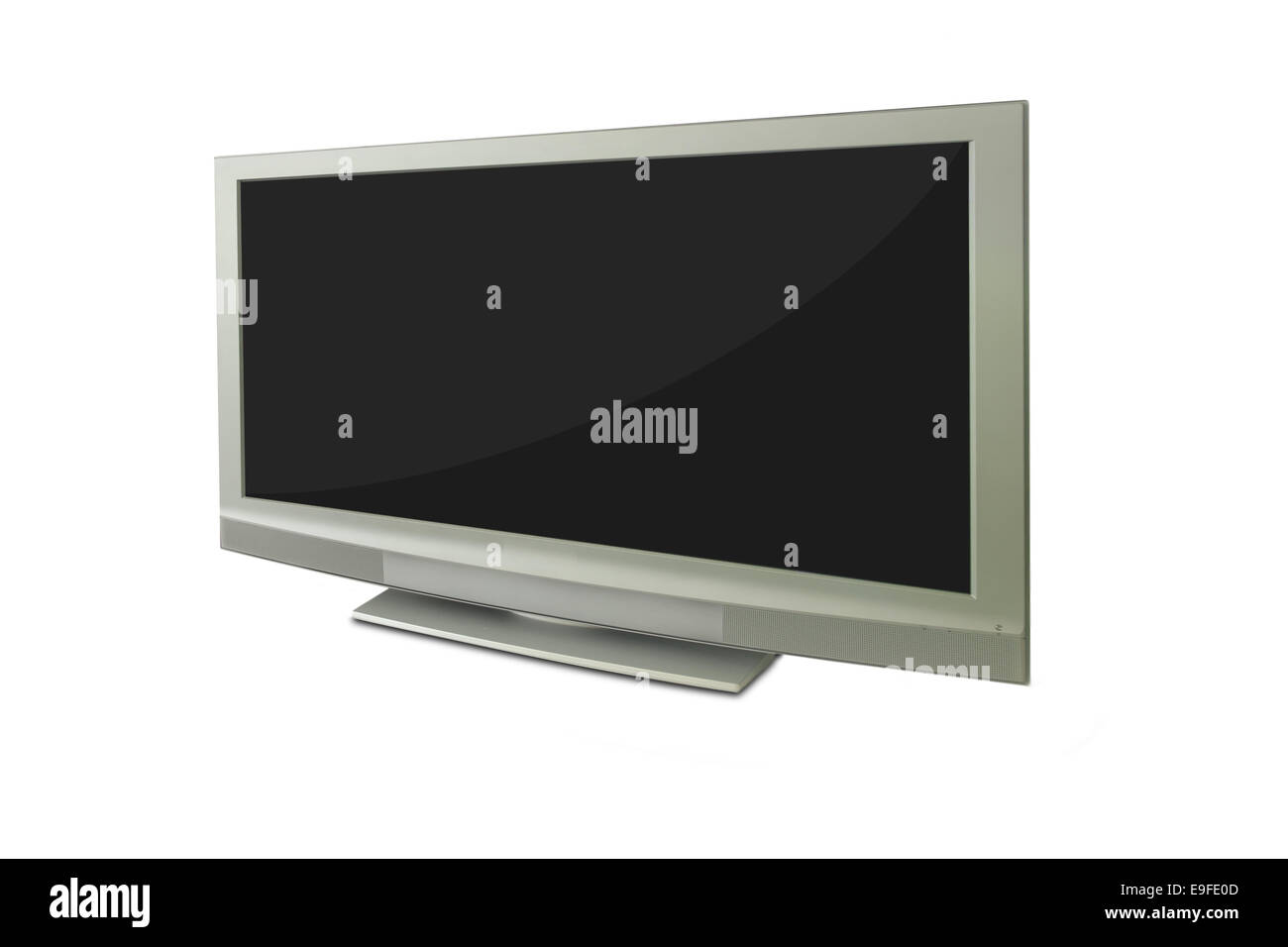 TV with black screen Stock Photo - Alamy