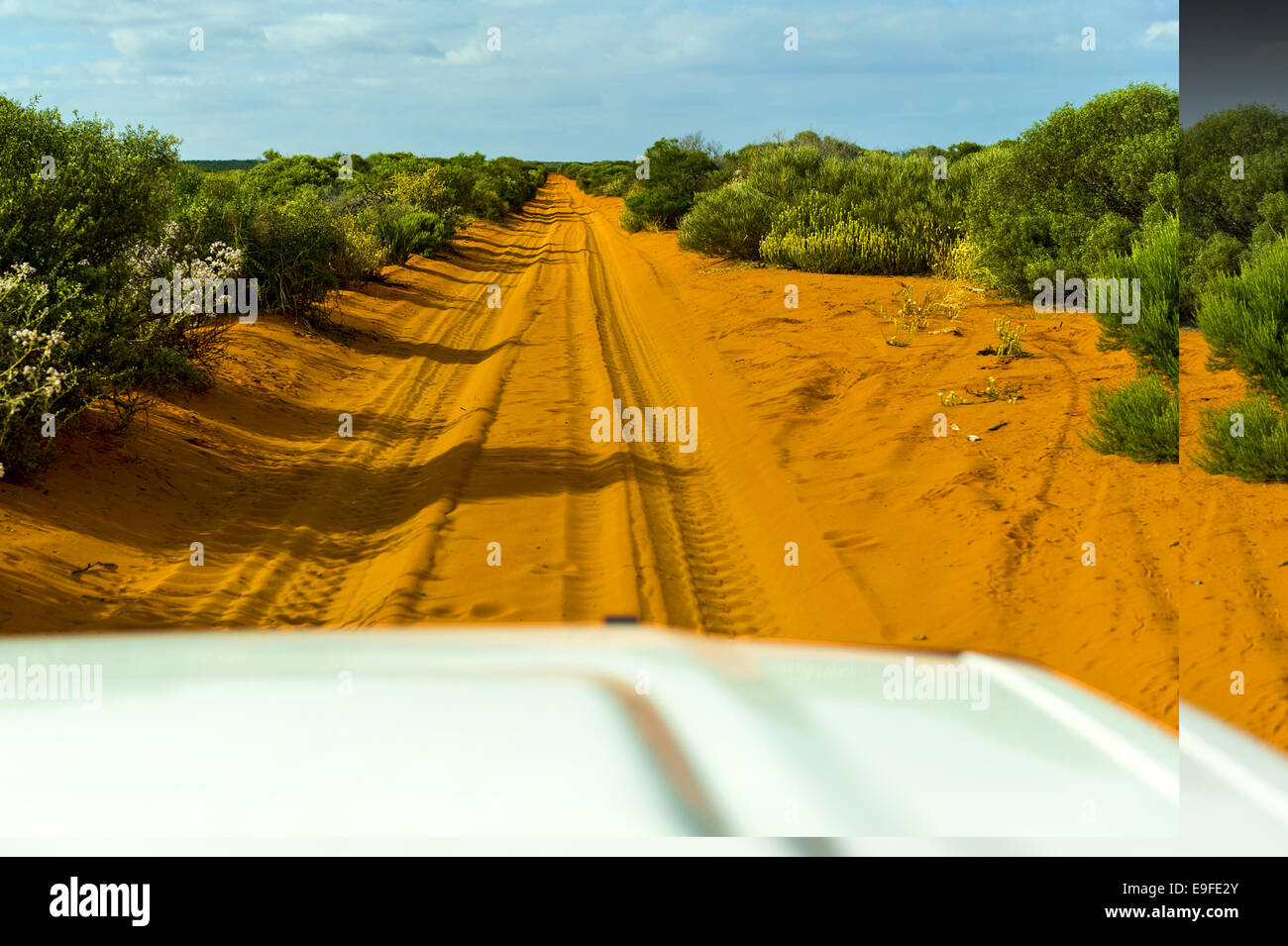 Straße im Peron Nationalpark West Australien Stock Photo
