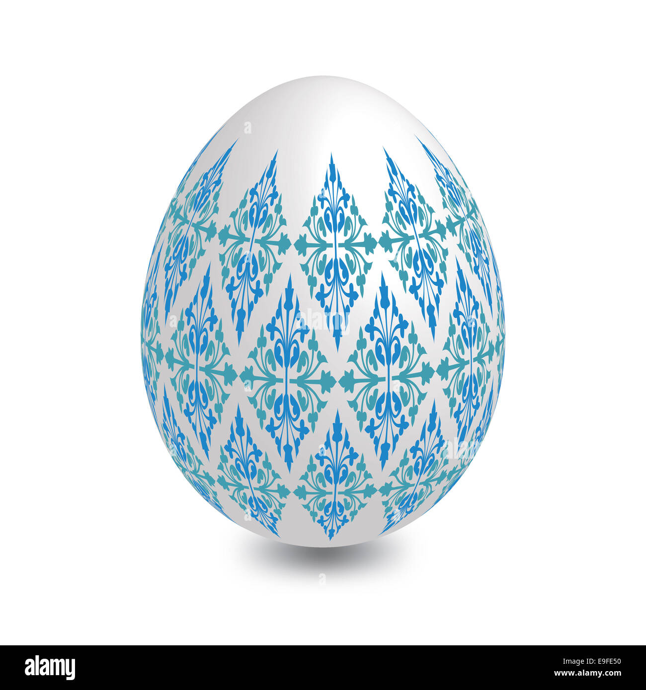 Artistic Easter Eggs Design Stock Photo