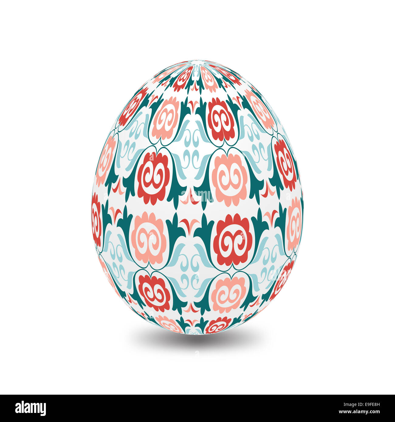 Artistic Easter Eggs Stock Photo