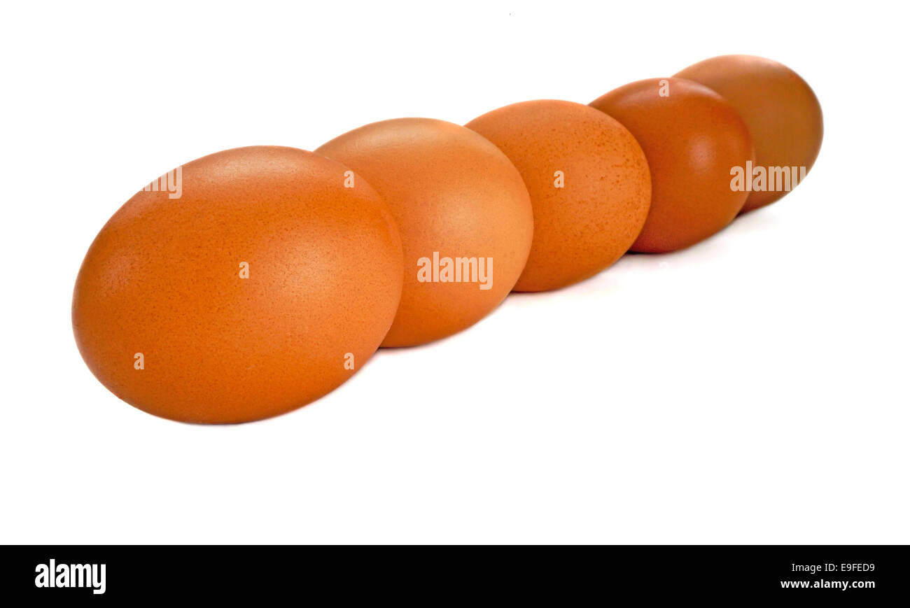 Group of eggs isolated Stock Photo Alamy