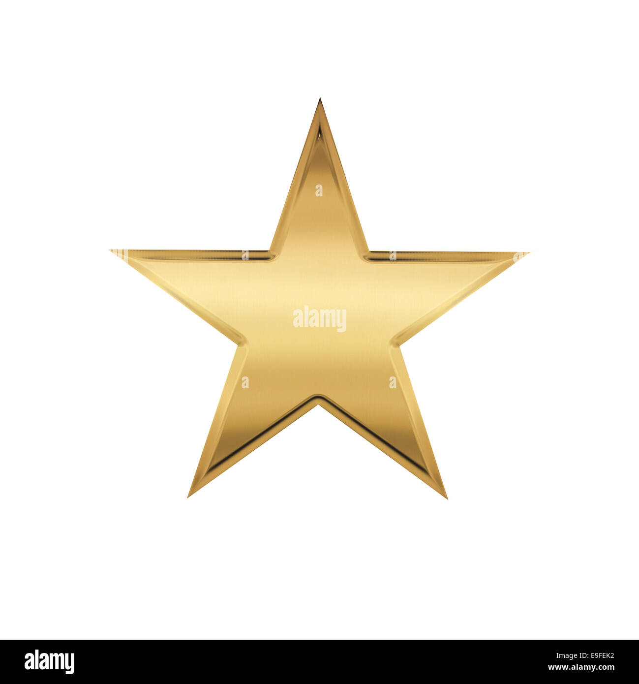 Vector luxury gold star. A beautiful golden star, consisting of