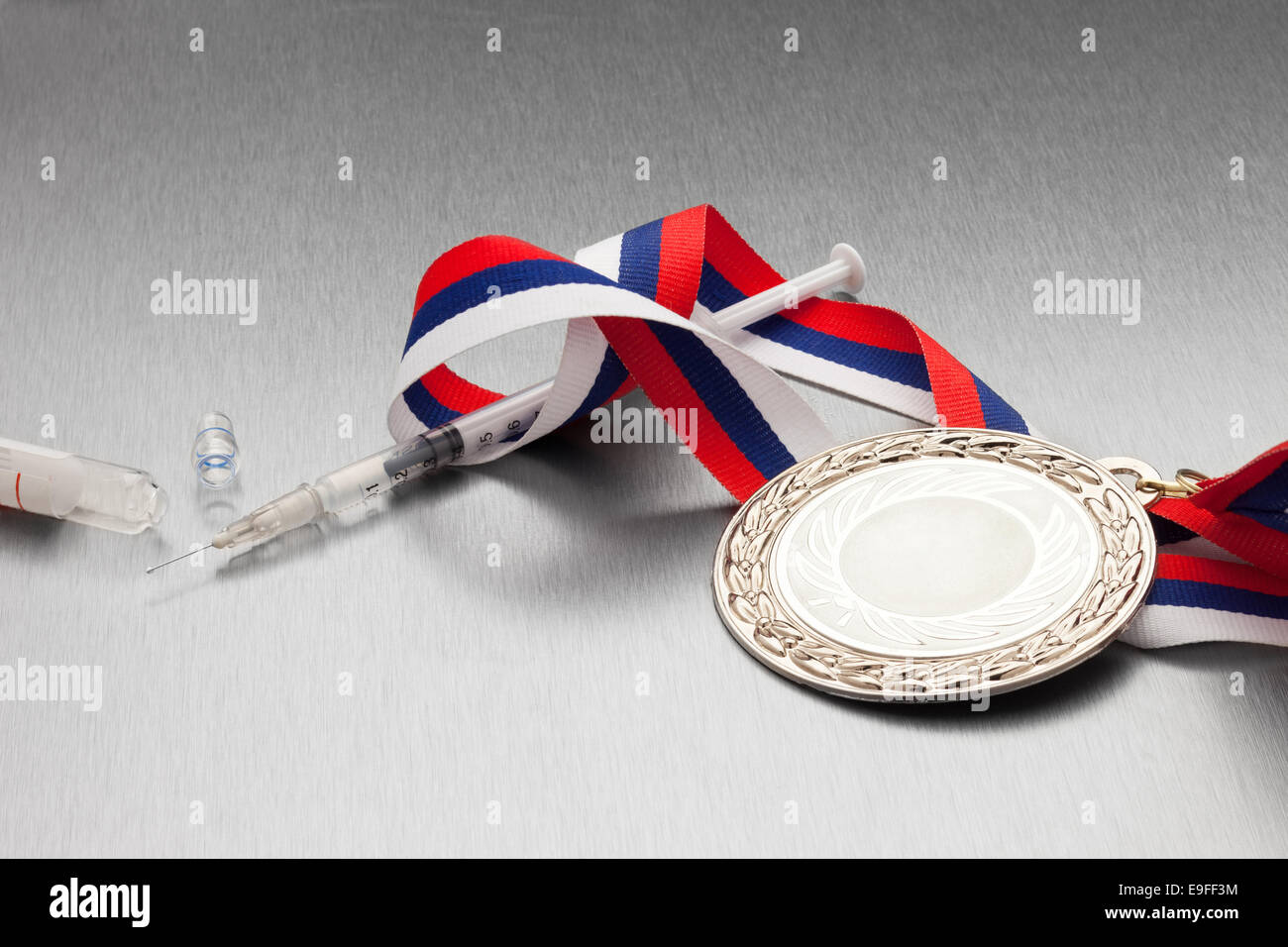 Sportsman hard life. Stock Photo
