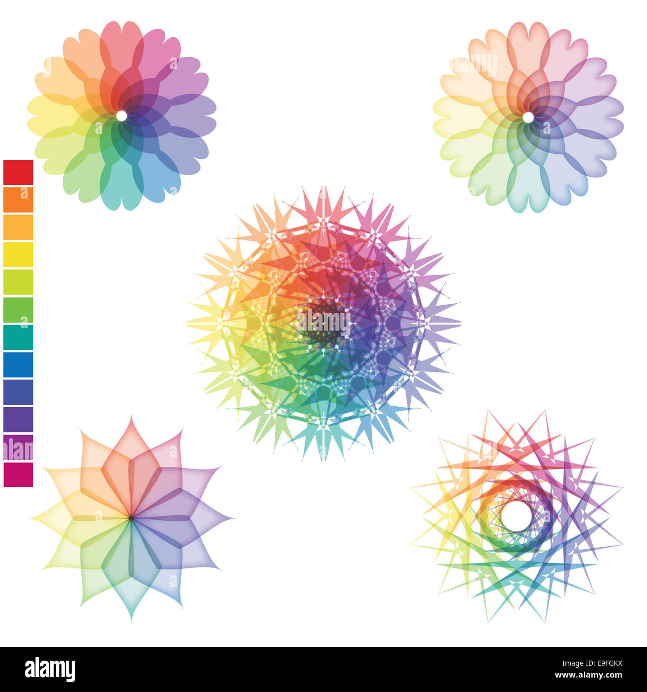 color scale 02 Stock Photo - Alamy