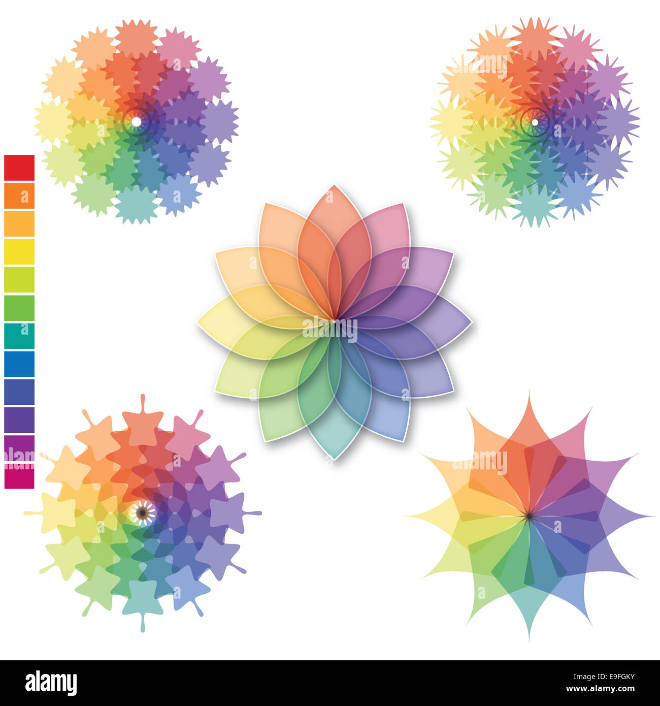color scale 01 Stock Photo - Alamy