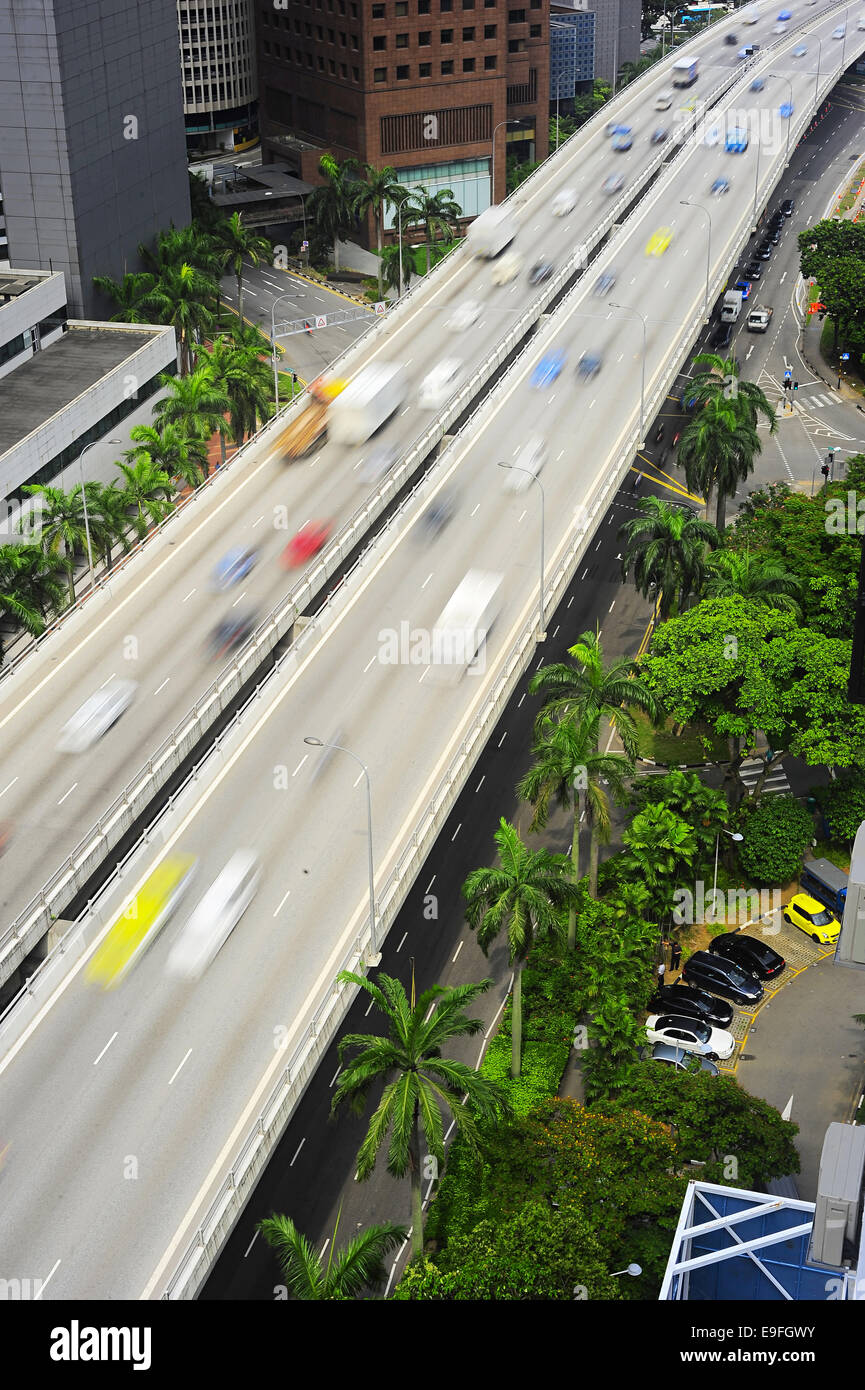 Singapore highway hi-res stock photography and images - Alamy